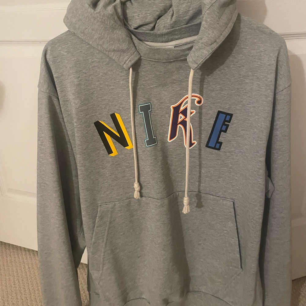 Nike Multicolor Logo Gray Men's Hoodie